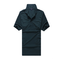 High Quality Plain Double Layers Stand Collar Men Polo Shirt